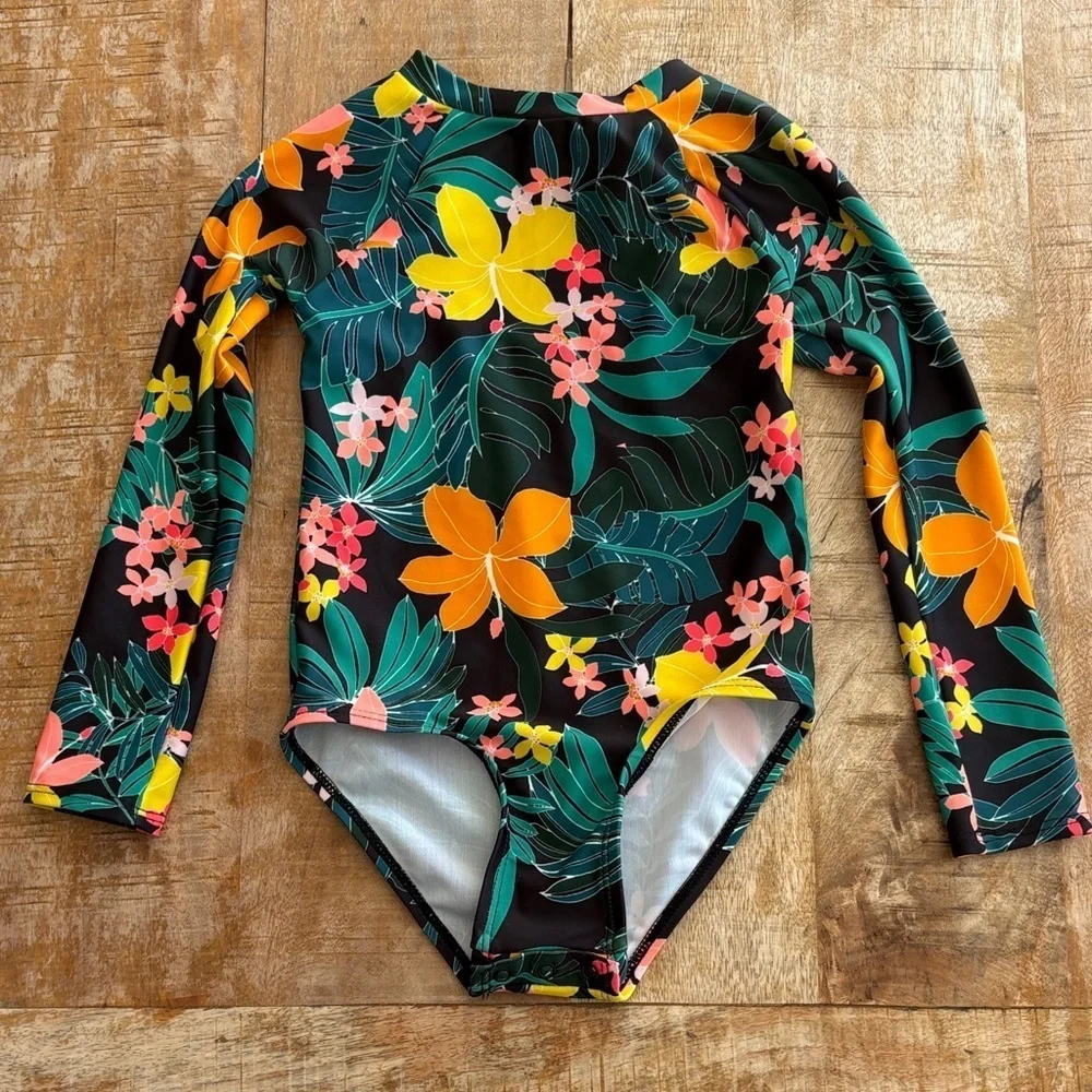NWOT Old Navy Kids Floral Swimsuit 3t